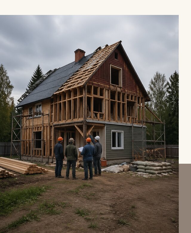 Реконструкция дачного дома в Одинцове под ключ с проектом